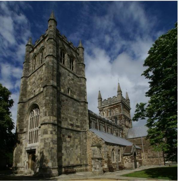 Sundial at Wimborne Minster